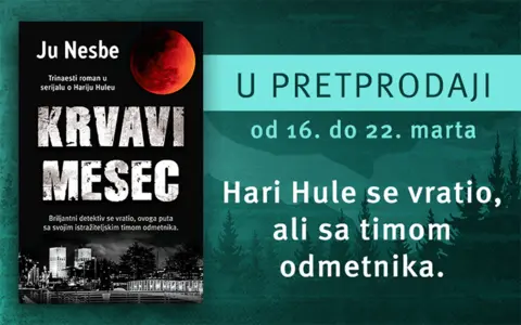 Novi roman Jua Nesbea „Krvavi mesec“ u pretprodaji od 16. do 22. marta! - slika 1