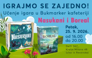 Igrajmo se zajedno – učenje igre „Boreal“ i „Nasukani“ u Bukmarker kafeteriji 25. septembra