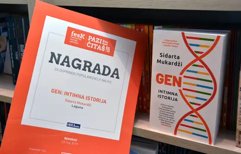 Knjiga „Gen: intimna istorija“ dobila nagradu za doprinos popularizaciji nauke - slika 1