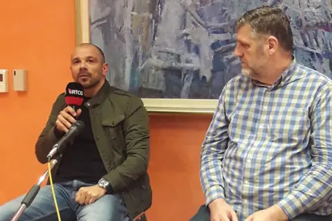 Mladen Stevanović i Marko Krstić održali književno veče u Podgorici - slika 2