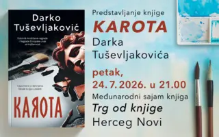Darko Tuševljaković na „Trgu od knjige“ 24. jula