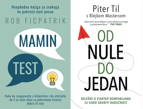 Promocija knjiga „Mamin test“ i „Od nule do jedan“ u utorak 27. marta - slika 1