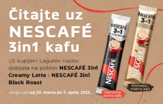 Čitajte uz Nescafé 3 u 1 kafu: odaberite Lagunin naslov i osvojite poklon