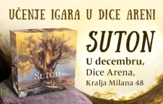 Naučite 4. decembra pravila društvene igre „Suton“ u Dice Areni!