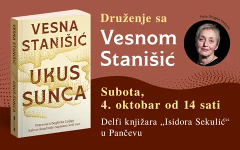 Druženje sa Vesnom Stanišić u Delfi knjižari „Isidora Sekulić“ u Pančevu 4. oktobra - slika 1