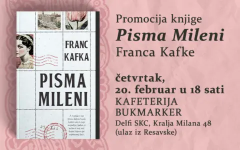 Promocija knjige „Pisma Mileni“ 20. februara - slika 1