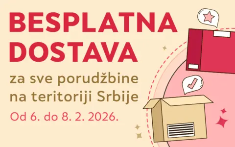 Besplatna isporuka od 6. do 8. februara 2026. samo preko laguna.rs i delfi.rs - slika 1