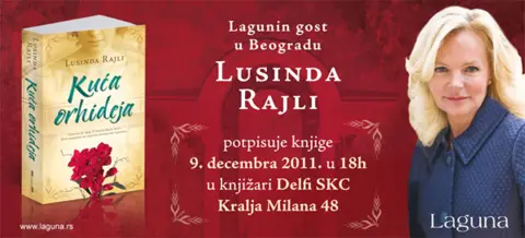 Lusinda Rajli potpisuje knjige u knjižari Delfi SKC - slika 1
