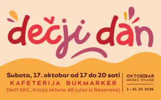 „Oktobar – mesec knjige“ donosi književni maraton pisaca za decu 17. oktobra u knjižari Delfi SKC
