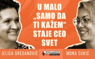 Bukmarker podkast, ep. 38 – Jelica Greganović: U malo „samo da ti kažem“ staje ceo svet