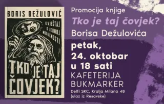 Uzbudljivo i bolno aktuelno: Promocija novog romana Borisa Dežulovića 24. oktobra u knjižari Delfi SKC