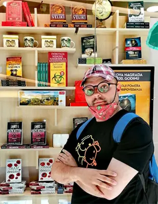 Susret autora knjige „Smrt u ružičastom“ Đorđa Bajića sa čitaocima u Novom Sadu - slika 1