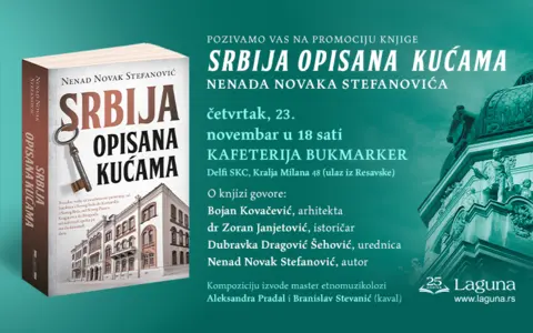 Promocija knjige „Srbija opisana kućama“ 23. novembra - slika 1