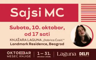 Sajsi MC potpisuje prvenac „Šta žulje zgrade?“ 10. oktobra u knjižari „Dobrica Ćosić“