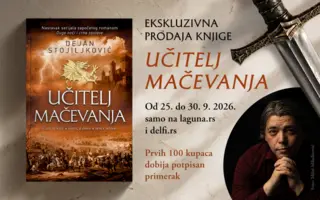 „Učitelj mačevanja“ ekskluzivno u onlajn prodaji od 25. do 30. septembra 2026 – prvih 100 čitalaca očekuje potpisan primerak!