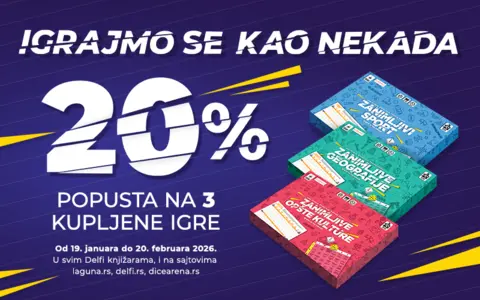 Igrajmo se kao nekad – igrom kroz znanje: Komplet „Zanimljive geografije“, „Zanimljive opšte kulture“ i „Zanimljivi sport“ na popustu 20% - slika 1