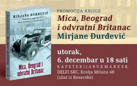 Promocija knjige „Mica, Beograd i odvratni Britanac“ 6. decembra - slika 1