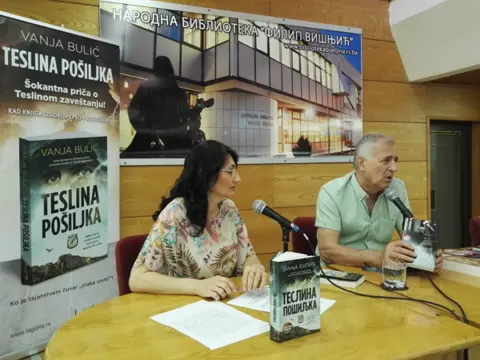 Održana promocija knjige „Teslina pošiljka“ u Bijeljini - slika 1
