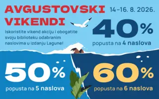Nastavlja se akcija „Avgustovski vikendi“: romani Koelja, Gorana Petrovića, Asturijasa i drugih – sniženi od 40 do 60%
