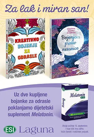 Za lak i miran san! Uz dve kupljene bojanke za odrasle Melatonin na poklon - slika 1