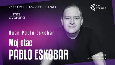 „Moj otac Pablo Eskobar“ uživo u Beogradu – inspirativno predavanje Huana Pabla Eskobara - slika 1