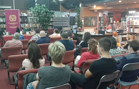 Promocija romana „Đurđevim stopama“ Ljiljane Šarac u Smederevu - slika 1