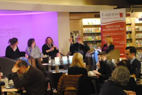 Održana tribina Laguninog književnog kluba o romanu „Braća po krvi“ Ernsta Hafnera - slika 1