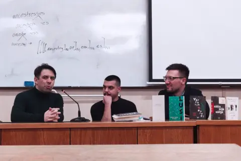 Razgovor o delu Bojana Savića Ostojića na Filološkom fakultetu - slika 1