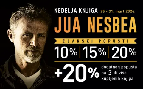Nedelja knjiga Jua Nesbea od 25. do 31. marta! - slika 1