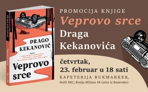 Drago Kekanović u Beogradu na promociji knjige „Veprovo srce“ - slika 1