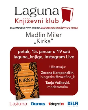 „Kirka“ u okviru Laguninog književnog kluba na Instagramu 15. januara - slika 1