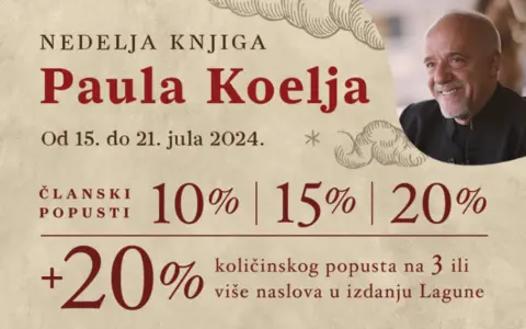 Nedelja knjiga Paula Koelja od 15. do 21. jula 2024. - slika 1