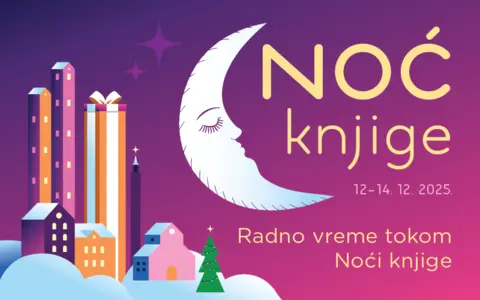 Radno vreme knjižara i korisničkog servisa za vreme trajanja manifestacije Noć knjige - slika 1